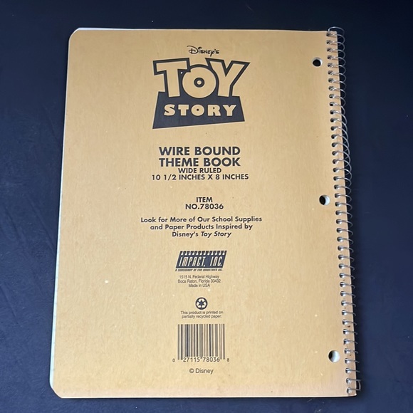 Vintage Disney Toy Story spiral notebook - Picture 2 of 4
